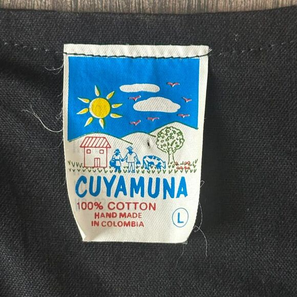 Vintage Cuyamuna Folk Art Vest Patchwork Applique Farm Animals Scene Size Large - Picture 5 of 10